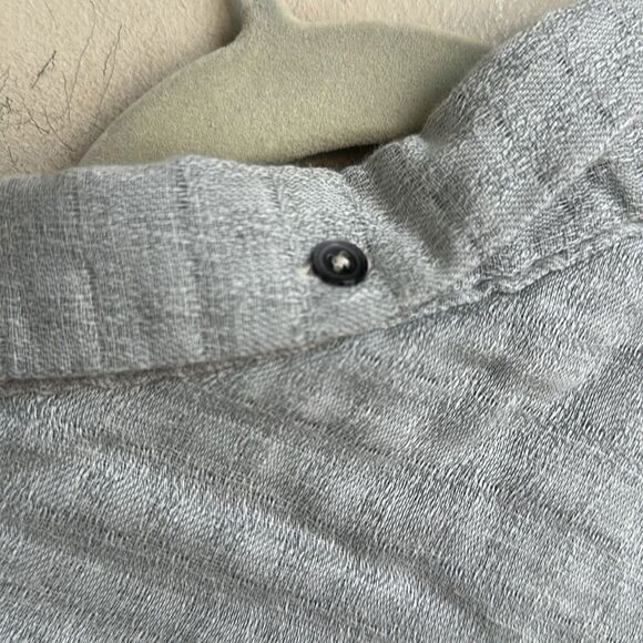 Carbon2Cobalt Mens Gray Full Button Shirt XL - Picture 4 of 8